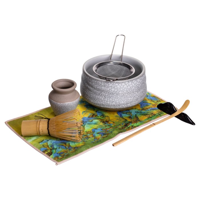 Медитативний набір для приготування чаю Матча в японському стилі (7 предметів) (69943)