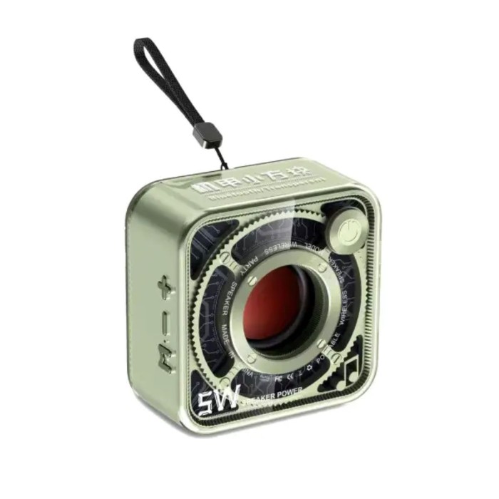 Портативна міні-колонка 5 Вт Зелений DW12GR (78540)