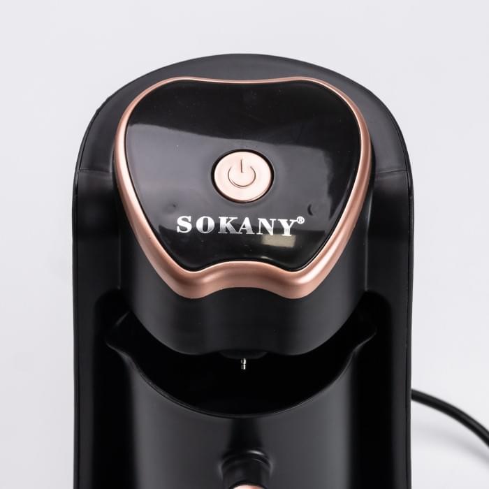 Електротурка Sokany SK-04008 250 мл чорна із золотом (32233)