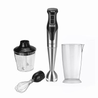 Блендер ручний занурювальний з нержавіючої сталі Sokany універсальний 4 в 1 металевий 1000 Вт смузі мейкер потужний SK-758-4 (57855)