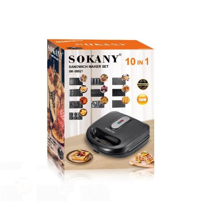 Мультипекар 10 в 1 Sokany SK-08021-10 750 Вт (34556)