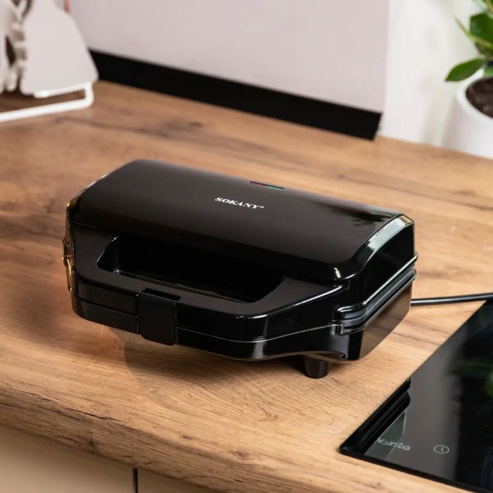 Вафельниця Sokany для круглих вафель 850 Вт SK-08085 (73974)