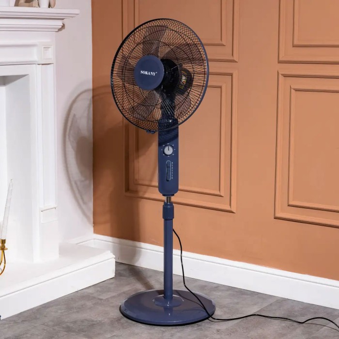 Вентилятор підлоговий Sokany 3 режими швидкості Ø 45 см SK-19007 (59187)