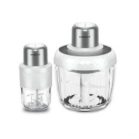 Чопер подрібнювач Sokany SKYM7032W 2в1 з чашами 0.5 і 3 літри 800 Вт Білий (35317)