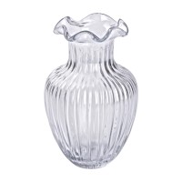Скляна ваза, декоративна, 21,5 см HP-1700 (14029)