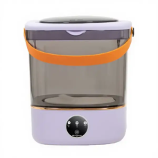 Портативна пральна машина з відтискачем 36 Вт 850 об./хв з баком на 12 літрів Фіолетова HP-35015-61PURPL (30692)