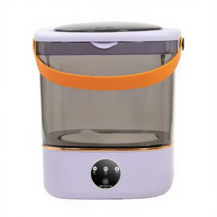 Портативна пральна машина з відтискачем 36 Вт 850 об./хв з баком на 12 літрів Фіолетова HP-35015-61PURPL (30692)