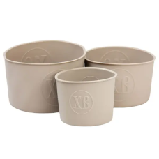 Набір форм для випікання пасхи силіконові 3 шт 1.7 л 1 л 0.6 л Бежевий HP-35-557BE (82584)