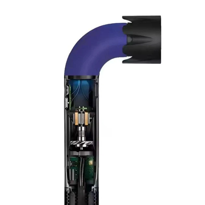 Фен стайлер Super Hairdryer мультистайлер 1600 Вт прилад для волосся з холодним гарячим повітрям 4 насадки HP-3BL (55543)