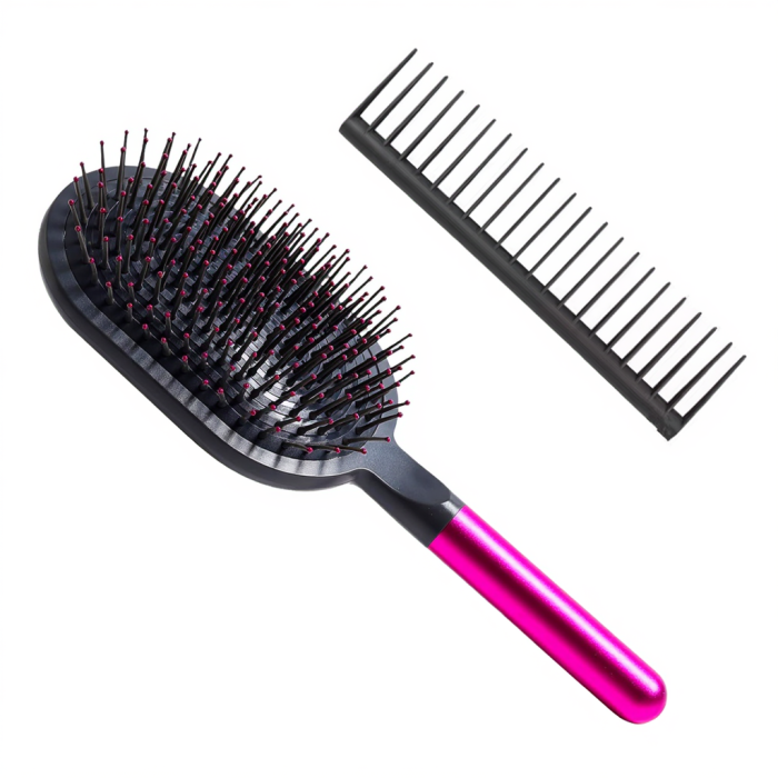 Набір професійних гребінців для волосся 2 в 1 Supersonic Styling Set гребінець для стайлінгу та укладання волосся HP-6 (44394)