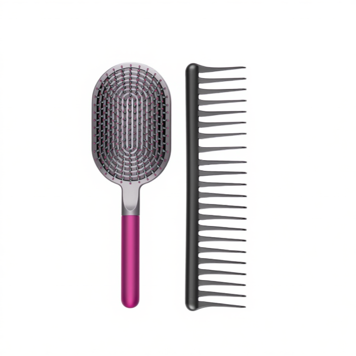 Набір професійних гребінців для волосся 2 в 1 Supersonic Styling Set гребінець для стайлінгу та укладання волосся HP-6 (44394)