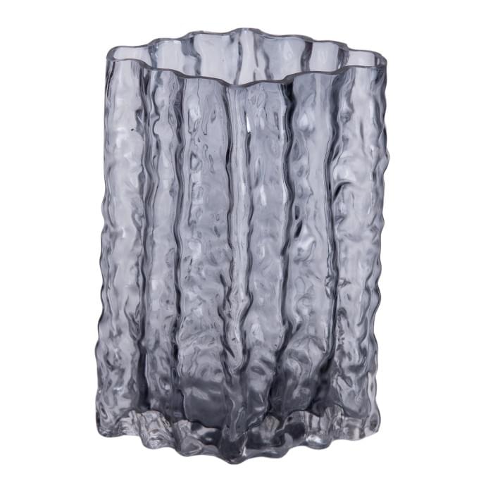 Скляна ваза прямокутна 14,5 x 11 x 21 см HP-1729 (17390)