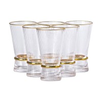 Набір з 6 склянок, 400 мл, для лимонаду, води, соку та коктейлів. (22439)