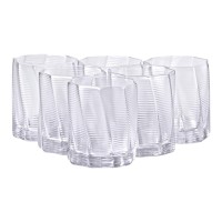 Набір із шести склянок об'ємом 300 мл для лимонаду, соку та коктейлів. (81102)