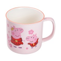 Чашка керамічна Peppa Pig 400 мл рожева рожева (37807)