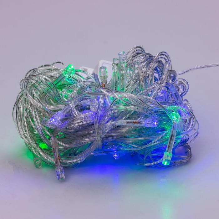 Гірлянда нитка світлодіодна GarlandoPro 50 LED 6м 8 режимов гірлянда новорічна W100LEDML (89411)