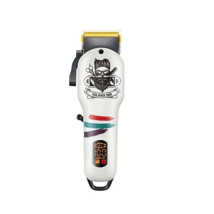 Тример для бороди і волосся VGR V-699B акумуляторний USB зарядка білий (84554)