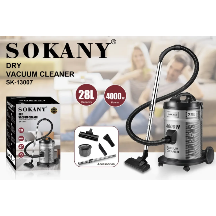 Пилосос Sokany SK-13007 потужний 4000 Вт професійний (36079)