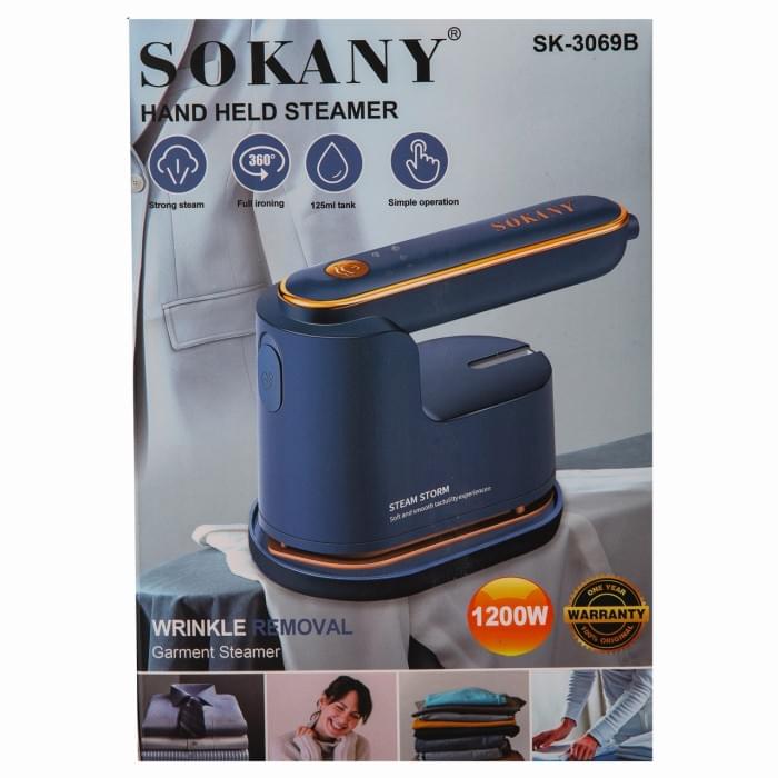 Відпарювач Sokany SK-3069 Ручний 1200 Вт синій (87374)