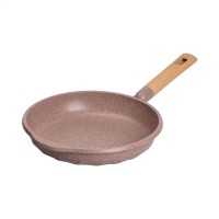 Алюмінієва сковорода 2,8 л з мармуровим антипригарним покриттям Ø 28 см, товсте дно MGC кавовий HP-4-420CO (46699)