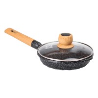 Алюмінієва сковорода Marble з антипригарним покриттям 1 літр Ø 20 см Black MGC HP-4-421B (17341)