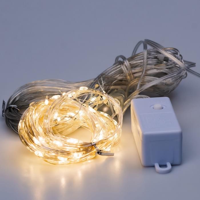 Гірлянда штора світлодіодна GarlandoPro Роса 200LED 3х2м 10 ліній 8 режимів гірлянда крапля роси Жовтий 173304Y (89882)