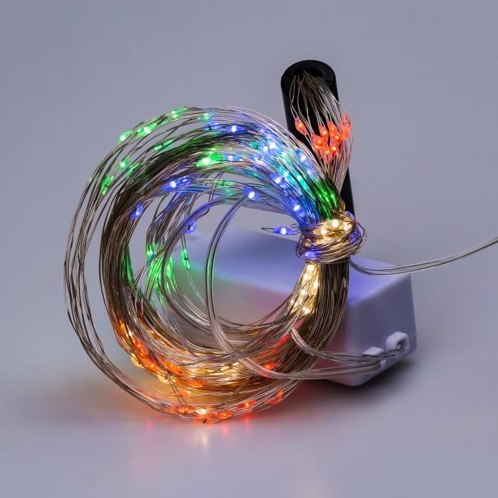 Гірлянда світлодіодна кінський хвіст GarlandoPro 200LED Роса 2м 10 ліній 173309ML (51798)