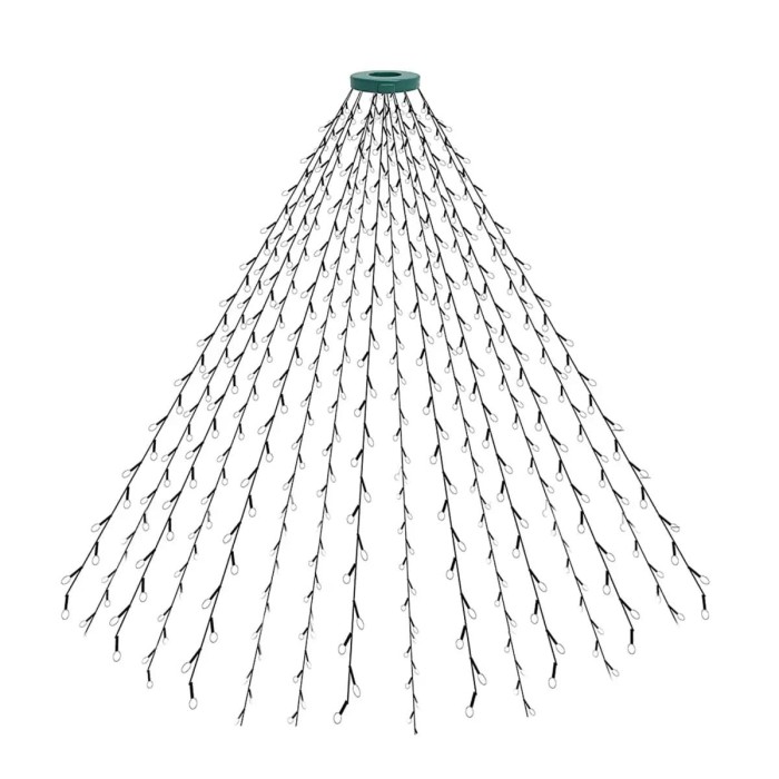 Розумна гірлянда Smart 250 LED довжина 2,5 м з керуванням смартфона прозора, мультиколор 1733044W (44020)