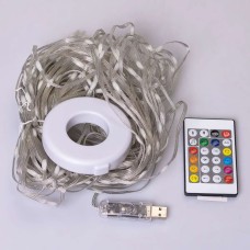 Розумна гірлянда Smart 200 LED довжина 2 м з керуванням зі смартфона прозора, мультиколор 1733042W (41650)