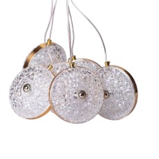 Гірлянда-штора Діамант 3 метри 6 фігур, теплий білий 6L3MDIA (44779)