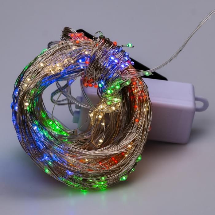 Гірлянда світлодіодна кінський хвіст GarlandoPro 600LED Роса 20 ліній 8 режимів 3м кінський хвіст гірлянда 1733013ML (84531)