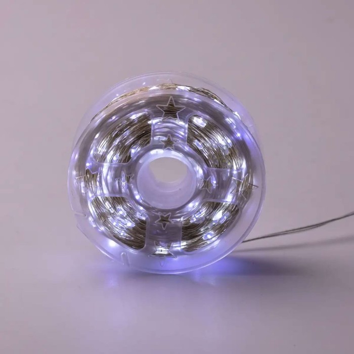 Гірлянда роса на пульті 100 метрів на 1000 led світлодіодів крапля на білому дроті біла 1000L100MWW (74706)