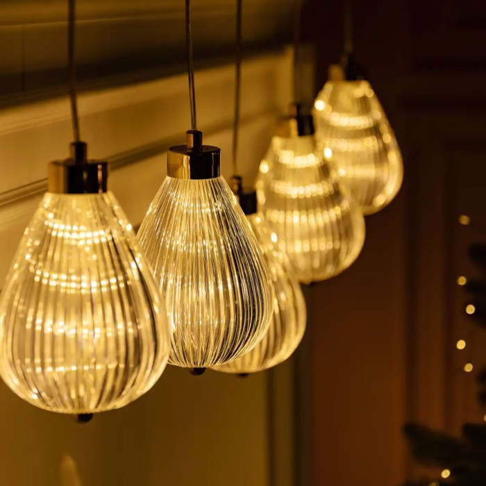 Гірлянда штора з фігурками Повітряна куля 3 метри 6 ламп тепле жовте світло 6L3MBAL (89394)