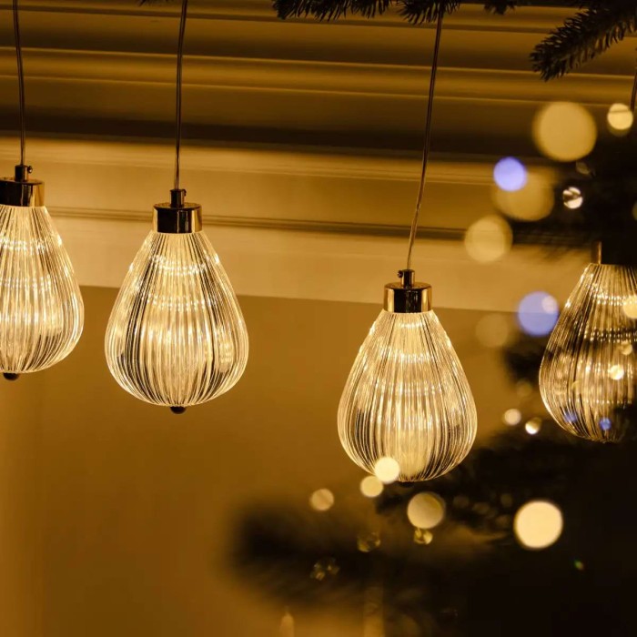 Гірлянда штора з фігурками Повітряна куля 3 метри 6 ламп тепле жовте світло 6L3MBAL (89394)