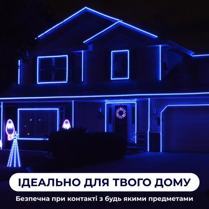 Гірлянда вулична стрічка світлодіодна Дюралайт 480 LED 16м морозостійка прозорий дріт DR20МBL (51019)