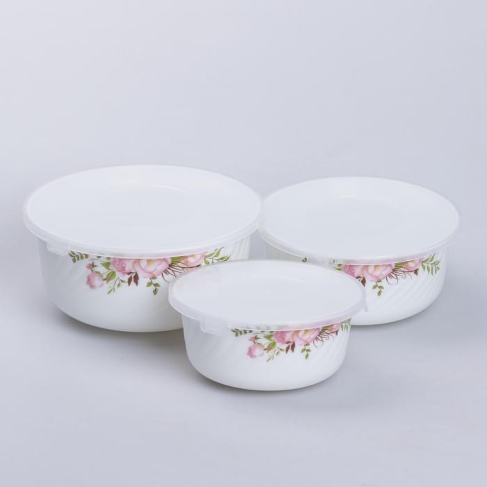 Набір харчових контейнерів керамічних Rose 0,55/0,95/1,35 л (56136)
