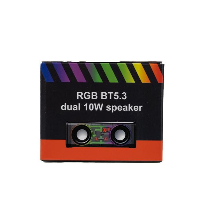 Колонка портативна V8 BT/TF/USB/TWS 10 Вт чорна (72587)
