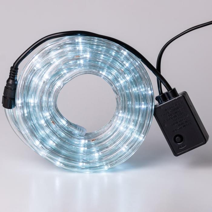 Гірлянда вулична стрічка світлодіодна Дюралайт 480 LED 16м морозостійка прозорий дріт Білий DR20МW (21590)