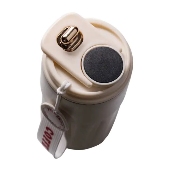 Термочашка Coffee з датчиком температури 500 мл біла HP-14-10W (63655)
