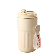 Термочашка Coffee з датчиком температури 500 мл біла HP-14-10W (63655)