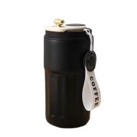 Термочашка Coffee з датчиком температури 500 мл чорна HP-14-10B (25469)