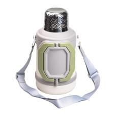 Термос Vacuum Cup 1.5 літра з ремінцем і складною ручкою білий HP-14-21W (84216)