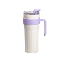 Термочашка Big Mac 1,2 л з трубочкою біла HP-14-24W (82385)