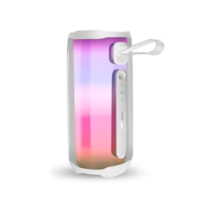 Портативна колонка 8 Вт с підсвічуванням і USB Білий PULSE5W (44360)