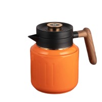 Чайник термос з індикатором температури та заварником 1 л помаранчевий (82631)