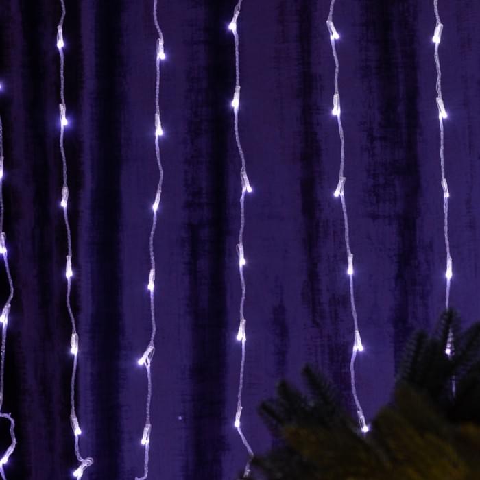 Гірлянда світлодіодна GarlandoPro 270 LED Водоcпад 3х3 м 10 ліній 8 режимів Білий 1733051W (42476)