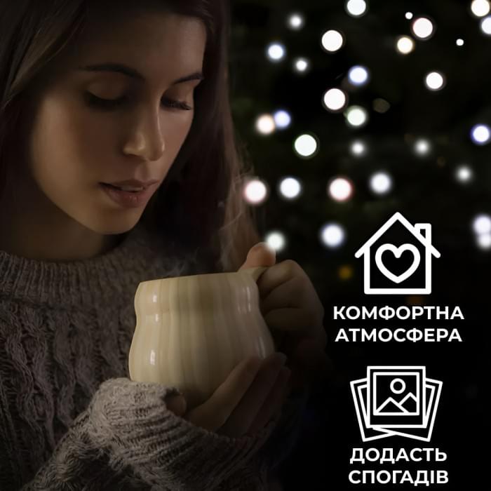 Гірлянда нитка 22 м на 218 LED лампочок світлодіодна чорний провід 8 режимів работи Білий M500LEDW (88585)
