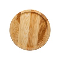 Кругла дошка для сервірування 30 см для подачі, ясен (74738)