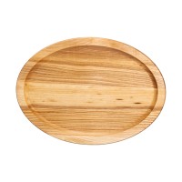 Овальна дошка 35×25 см для подачі нарізок, ясен (83142)