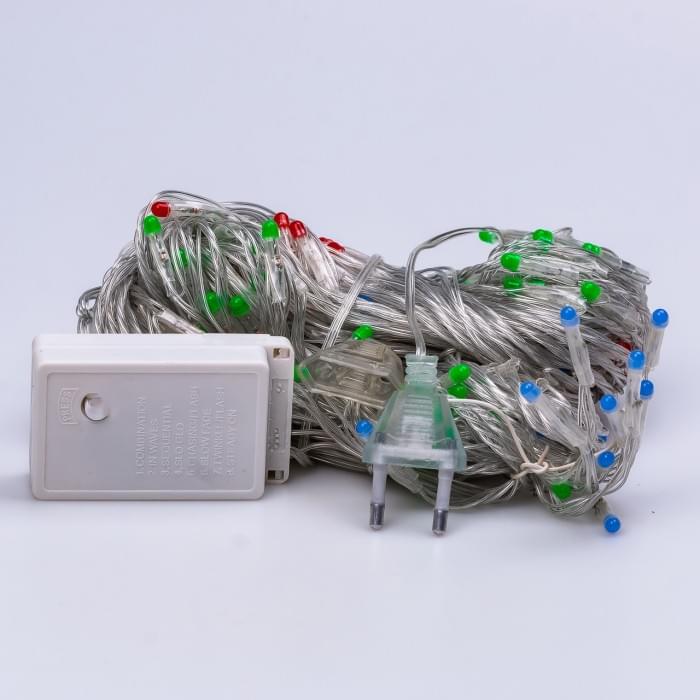 Гірлянда штора 3х2 м 144 LED світлодіодна мідний провід 16 ниток ZWM2320LEDML (68748)